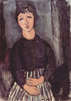 Porträt einer Zofe by Amedeo Modigliani