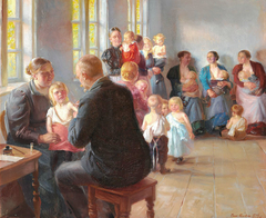 A Vaccination by Anna Ancher