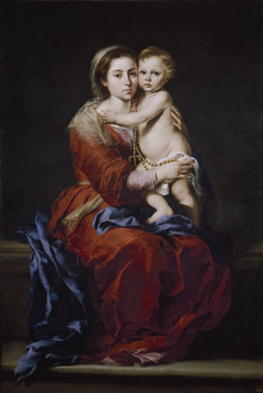 Virgin and Child with a Rosary by Bartolomé Esteban Murillo