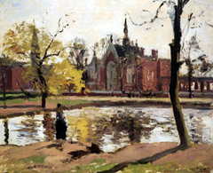 Dulwich College, London by Camille Pissarro