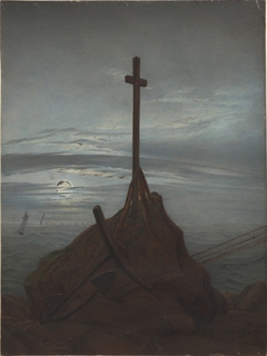 The Cross Beside The Baltic by Caspar David Friedrich