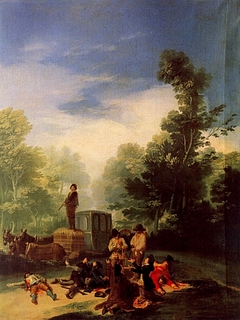 Asalto al coche by Francisco de Goya