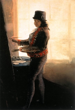 Self-portrait in the Studio by Francisco de Goya