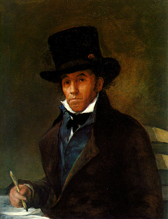 Portrait of Asensio Julià, painter and disciple of Goya by Francisco de Goya