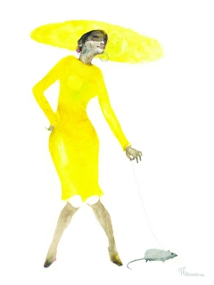 lady in yellow by Mirosedina