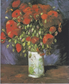 Vase with Red Poppies by Vincent van Gogh