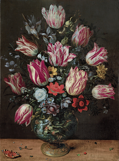 Vase with Tulips by Andries Danielsz