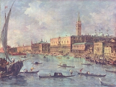 Venice: The Doge's Palace and the Molo by Francesco Guardi