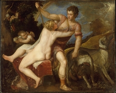 Venus and Adonis by Titian