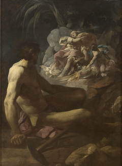 Venus at the Forge of Vulcan Obtaining Arms for Aeneas by Antonio González Velázquez