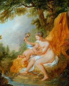 Venus Chastising Cupid by Louis Joseph Watteau