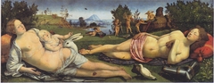 Venus, Mars and Cupid by Piero di Cosimo