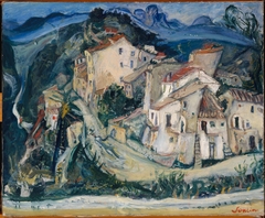 View of Cagnes by Chaim Soutine