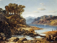 View of Loch Lomond (previously known as Shirrapburn Loch) by William Dyce