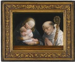 Virgin and Child with Saint Bernard of Clairvaux by Anonymous