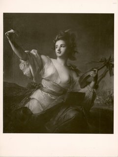 Weibliche Figur mit Harfe (Muse mit Lyra) by Jean-Marc Nattier