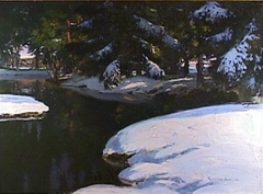 Winter Landscape by Gifford Beal