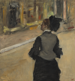 Woman Viewed from Behind (Visit to a Museum) by Edgar Degas