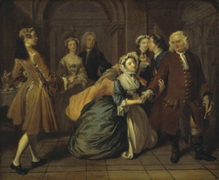 XI: Pamela Asks Sir Jacob Swinford’s Blessing by Joseph Highmore