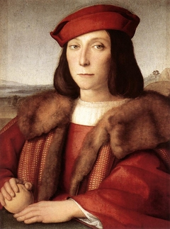 Young Man with an Apple by Raphael