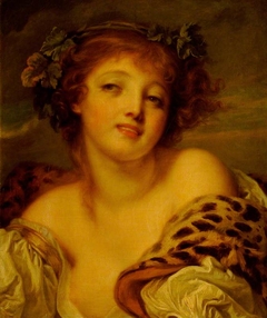 A Bacchante by Jean-Baptiste Greuze