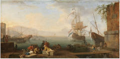 A Coastal Scene by Joseph Vernet