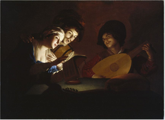 A Musical Party by Gerard van Honthorst