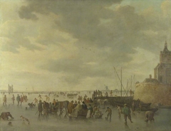 A Scene on the Ice near Dordrecht by Jan van Goyen