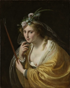 A Shepherdess by Paulus Moreelse