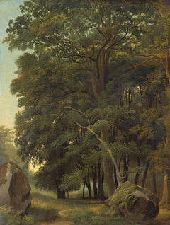 A Wooded Landscape by Ramsay Richard Reinagle