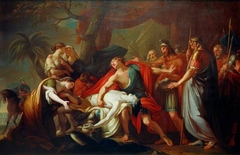 Achilles Lamenting the Death of Patroclus by Gavin Hamilton