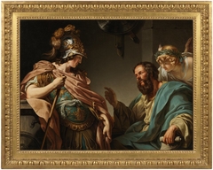 Alcibiades being taught by Socrates by François-André Vincent