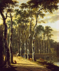 An Avenue in a Wood by Jan Hackaert