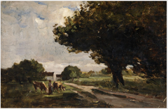 An Old Road with Trees by Nathaniel Hone the Younger