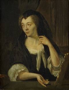 Anna de Hooghe (1645-1717). The Painter's fourth Wife by Ludolf Bakhuysen