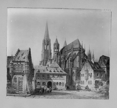 Ansicht des Freiburger Münsters by Friedrich Eibner