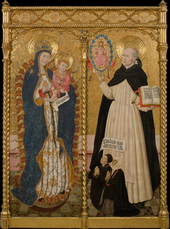 Apocalyptic Virgin and Saint Vincent Ferrer with two Donors by Pedro García de Benavarre