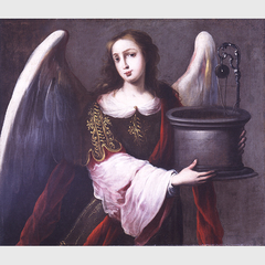 Archangel with a Symbol of the Immaculate Conception by Anonymous