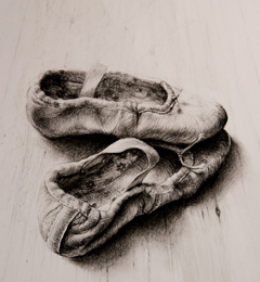 Artists Daughters Dance Shoes by James Van Fossan