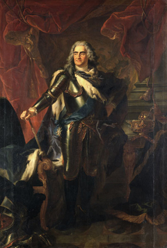 Augustus II the Strong in Armour (Silvestre, 1718) by Louis de Silvestre