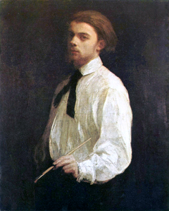 Autoportrait. Portrait de l'artiste âgé de 23 ans by Henri Fantin-Latour