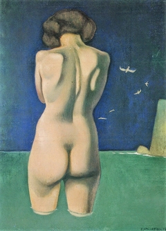 Baigneure aux oiseaux by Félix Vallotton