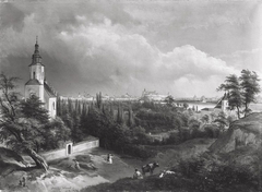 Blick auf Krakau by Jan Nepomucen Głowacki