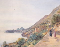 Blick auf Ragussa by Rudolf von Alt