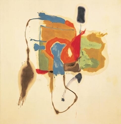 Blue Form in a Scene by Helen Frankenthaler