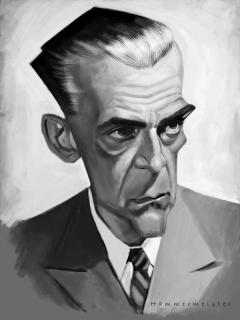 Boris Karloff by Mark Hammermeister