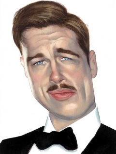 Brad Pitt by Fernando Vicente