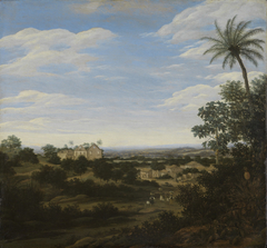 Brasilianische Landschaft by Frans Post