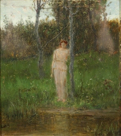 'By the Water's Edge' by George Henry Boughton