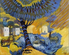 By the Well. Hot Day by Martiros Saryan